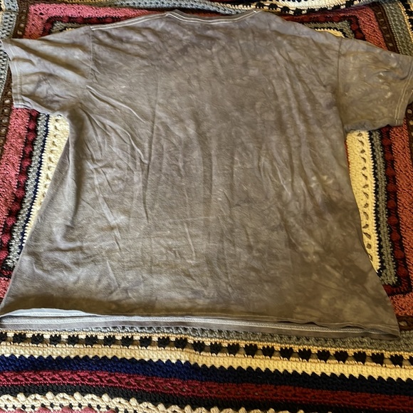 3DTees Boho Growling Wolf Tie Dye Graphic Tee - Picture 4 of 4